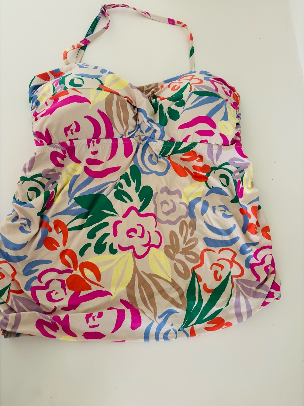 GAP Maternity Two-Piece Tankini Swimsuit - Fun and colorful! Large - Picture 2 of 8